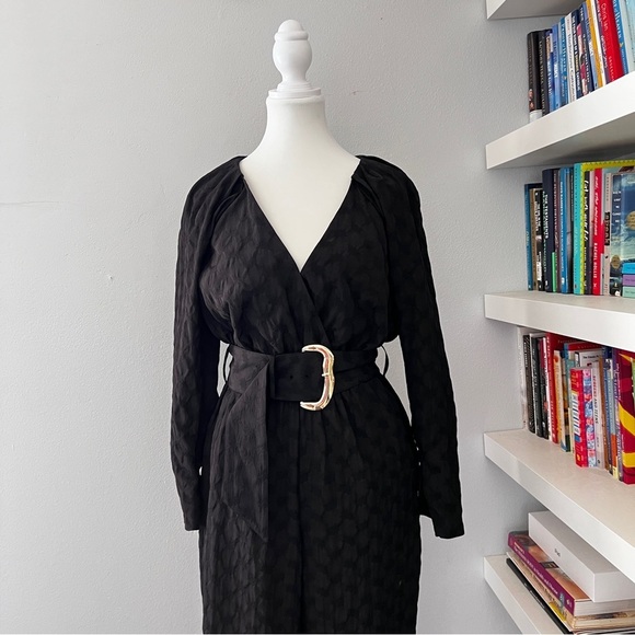 Tanya Taylor Black Talisia Jumpsuit size Small - Picture 4 of 16